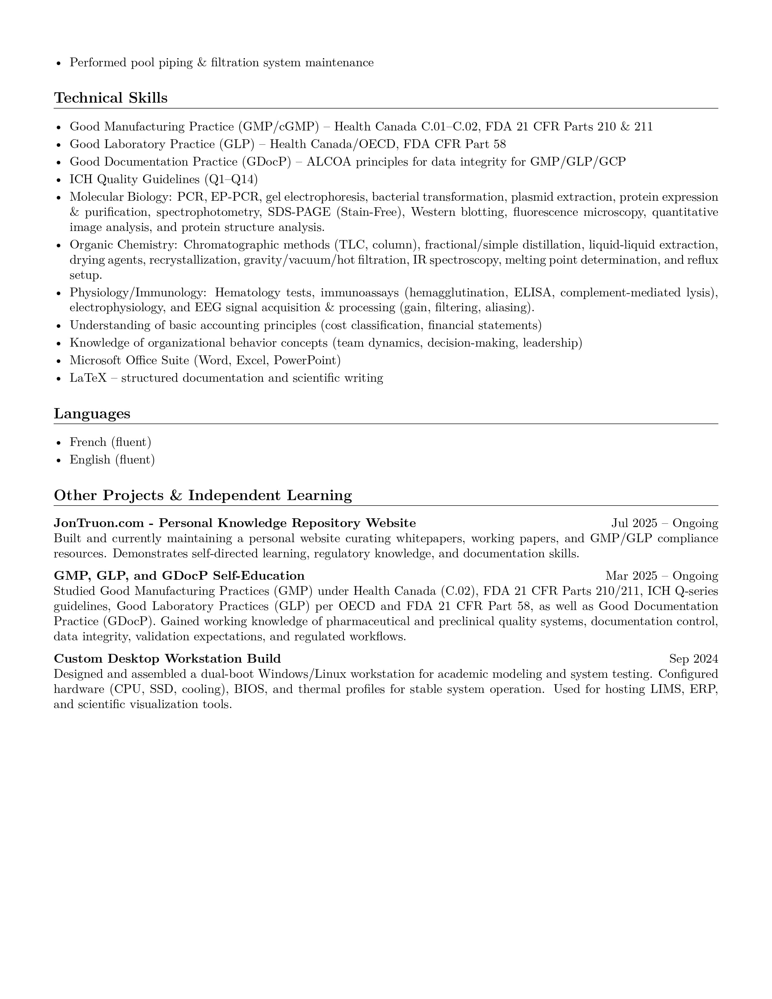 Jonathan Truong Resume Page 2